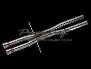 POWER CRAFT HYBRID EXHAUST MUFFLER SYSTEM WITH BLACK TAIL FOR LAND ROVER SPORT 4WD  P-LAN850101-BKT
