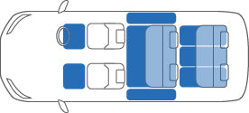 KARO FLAXY BRILLIANT BEIGE FLOOR MATS FOR Toyota Alphard AGH4#W FLAXY-4668-BEIGE