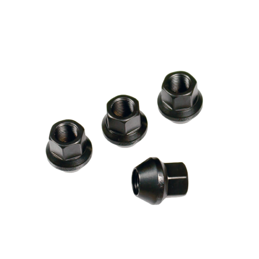 RAYS 17HEX RACING NUT L25 SHORT (OPEN END TYPE) 16P 12X1.25BK (BLACK) 74130000225BK