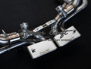 POWER CRAFT HYBRID EXHAUST MUFFLER SYSTEM WITH BLACK TAIL FOR HONDA NSX  P-HO160101-BKT