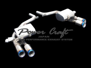 POWER CRAFT LATE MODEL HYBRID EXHAUST MUFFLER SYSTEM FOR MASERATI QUATTROPORTE AFTER 4.7L S GTS P-MAS770104