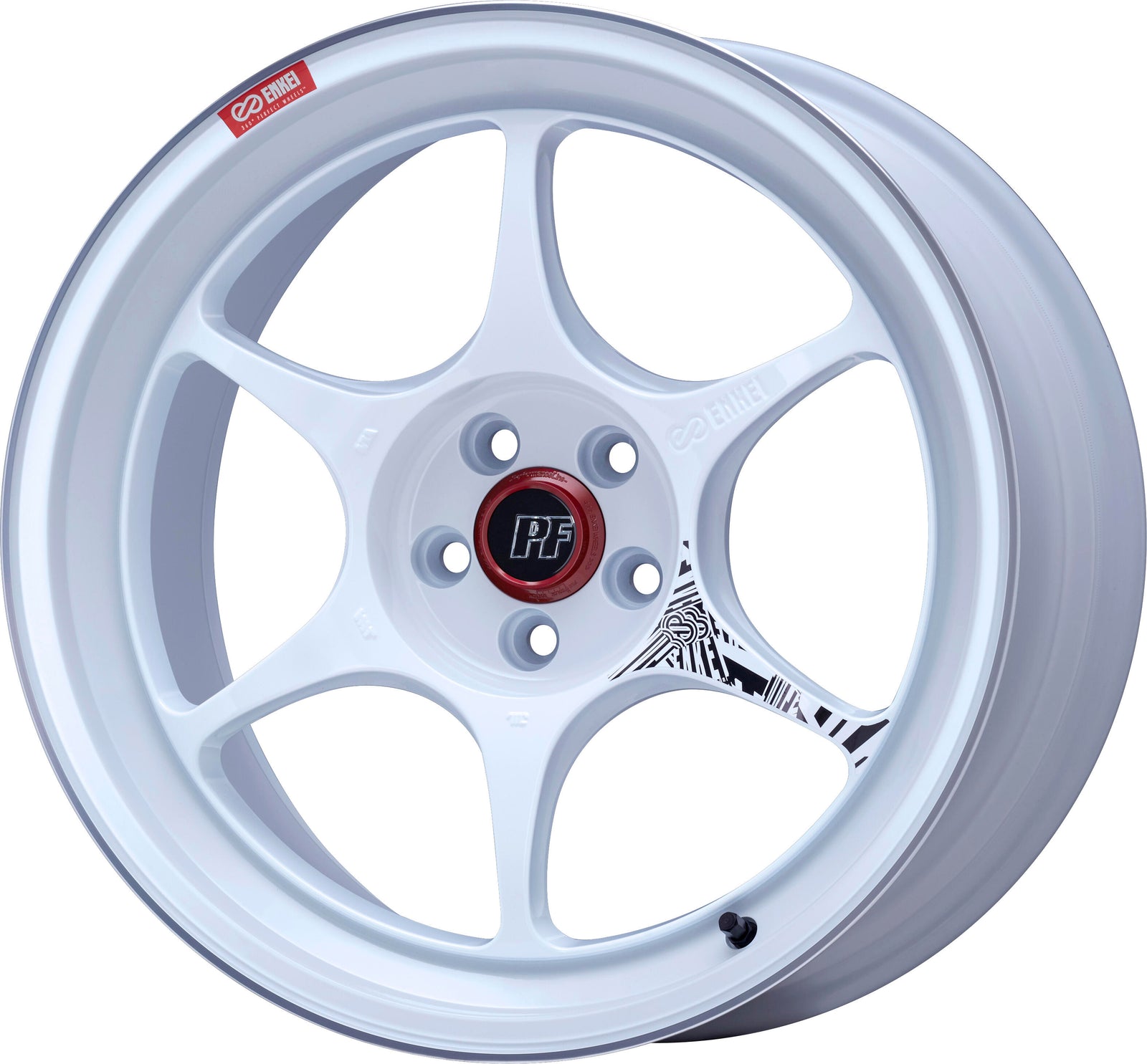 ENKEI PERFORMANCELINE PF06 18X9.5J 114.3X5 27 MACHINING WHITE ENKEI-00804