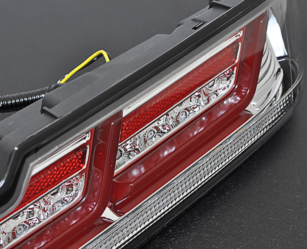 CRYSTAL EYE FIBER LED TAIL, FLOWING SEQUENTIAL TURN SIGNALS, CLEAR FOR DAIHATSU HIJET CARGO ATRAI WAGON J254-CL