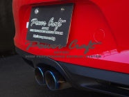 POWER CRAFT HYBRID EXHAUST MUFFLER SYSTEM FOR PORSCHE 981 CAYMAN BOXSTER  P-PO490101
