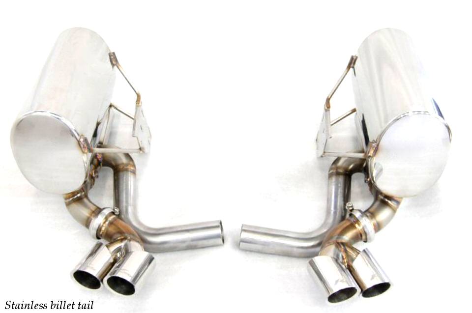 KREISSIEG CAT-BACK F1 SOUND VALVETRONIC EXHAUST SYSTEM TITANIUM FLOATING CURL TAIL SANDBLASTED KSG LOGO MARK FOR PORSCHE 996 CARRERA 02'~04' 3.6L P996CE-01-TITANIUM-3.6L