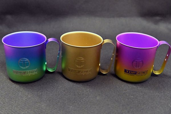 TOP SECRET TITANIUM MUG RED TITANIUM FOR  TOP-SECRET-00346