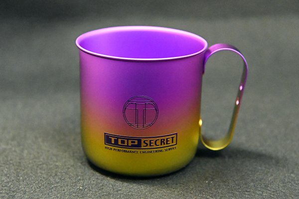 TOP SECRET TITANIUM MUG RED TITANIUM FOR  TOP-SECRET-00346