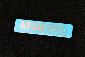TOP SECRET TITANIUM EMBLEM BLUE GOLD GRADATION FOR  TOP-SECRET-00332