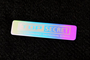 TOP SECRET TITANIUM EMBLEM BLUE GOLD GRADATION FOR  TOP-SECRET-00332