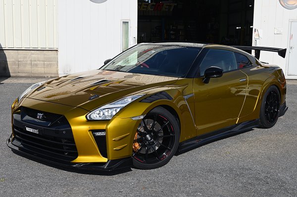 TOP SECRET M17 FULL BUMPER KIT VER.S FRP FOR NISSAN GT-R R35 TOP-SECRET-00076
