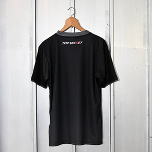TOP SECRET TS CARBON T-SHIRT GRAY LOGO WITH WHITE R XXL FOR  TOP-SECRET-00241