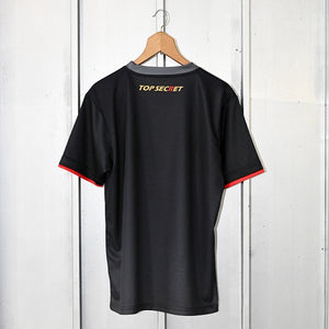 TOP SECRET TS CARBON T-SHIRT WHITE LOGO WITH RED R M FOR  TOP-SECRET-00243