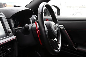 TOP SECRET M17 PADDLE SHIFTERS RED WITH BLACK MARK FOR NISSAN GT-R R35 TOP-SECRET-00138
