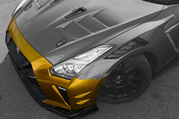 TOP SECRET M17 FULL BUMPER KIT VER.S FRP FOR NISSAN GT-R R35 TOP-SECRET-00076