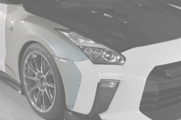 TOP SECRET M17 FRONT WIDE FENDER TYPE 3 FRP FOR NISSAN GT-R R35 TOP-SECRET-00085