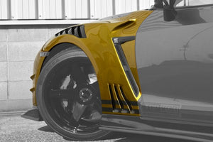 TOP SECRET GT WIDE FRONT FENDER FOR NISSAN GT-R R35 M17 WITH TS BUMPER TOP-SECRET-00079