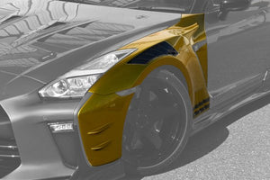 TOP SECRET GT WIDE FRONT FENDER FOR NISSAN GT-R R35 M11 WITH TS BUMPER TOP-SECRET-00078