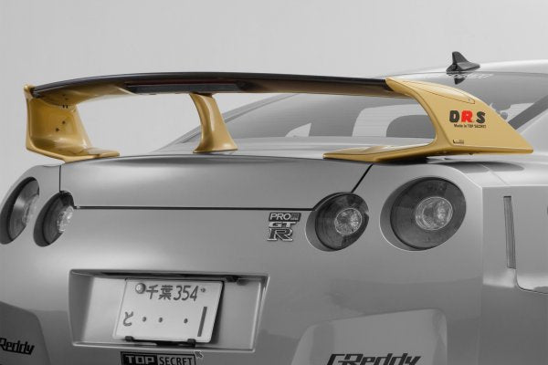TOP SECRET ADJUSTABLE REAR WING FRP FOR NISSAN GT-R R35 TOP-SECRET-00126