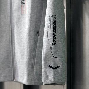 TOP SECRET TS PUMA WHITE GREY HOODIE M FOR  TOP-SECRET-00209
