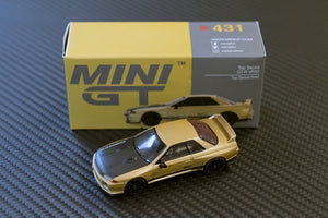 TOP SECRET MINI GT 1 64 VR32 GT-R WHITE FOR  TOP-SECRET-00276
