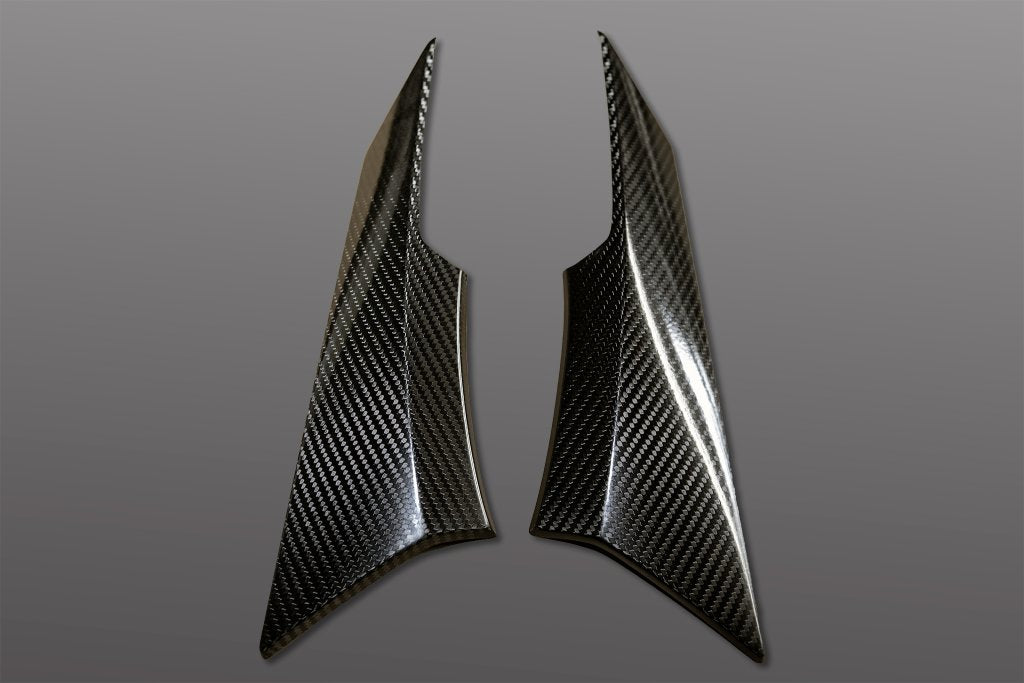 TOP SECRET DRY CARBON FRONT PILLAR FOR NISSAN FAIRLADY Z RZ34 TOP-SECRET-00064