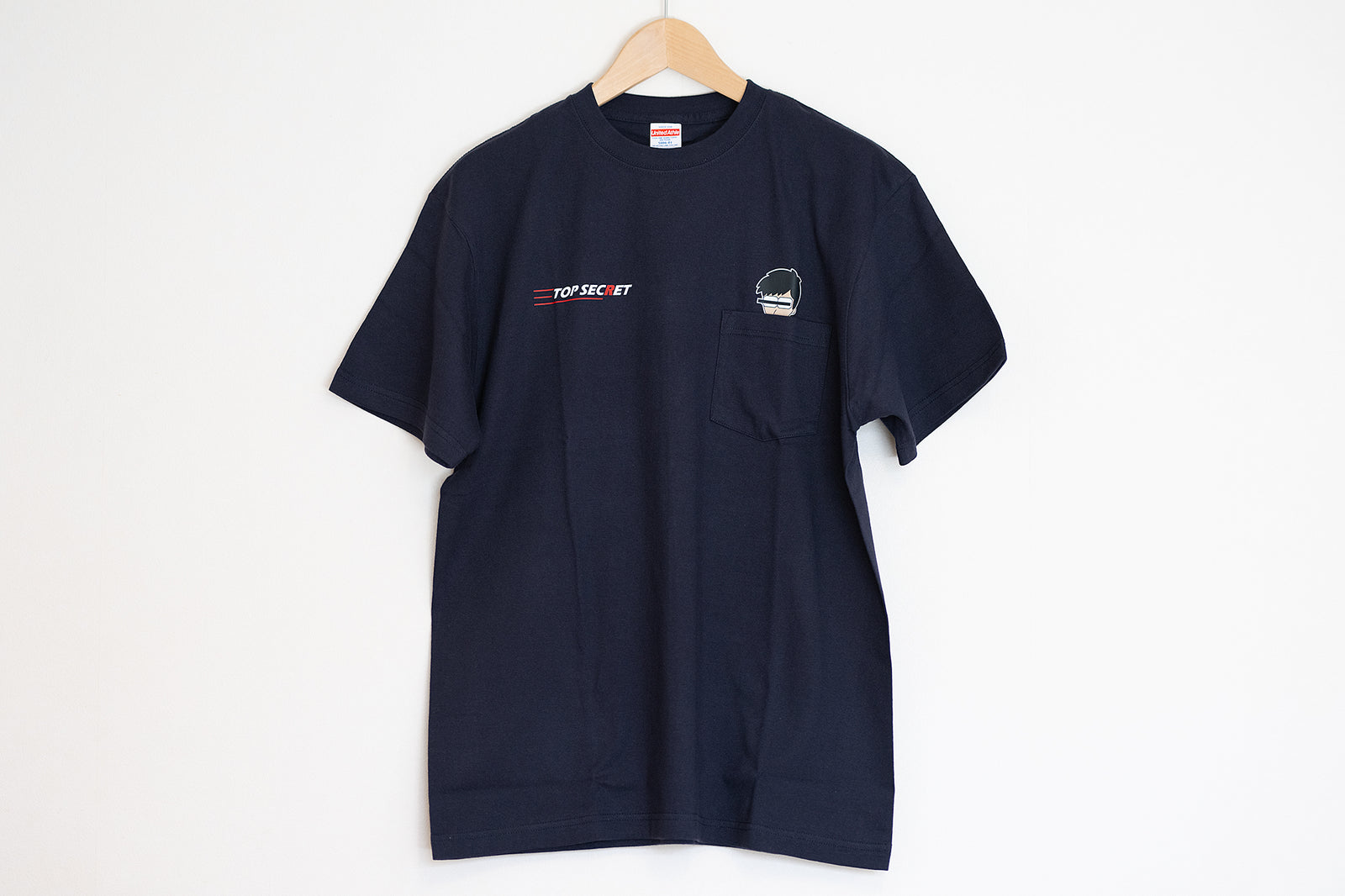 TOP SECRET POCKET SMOKEY T-SHIRT NAVY M TOP-SECRET-00047