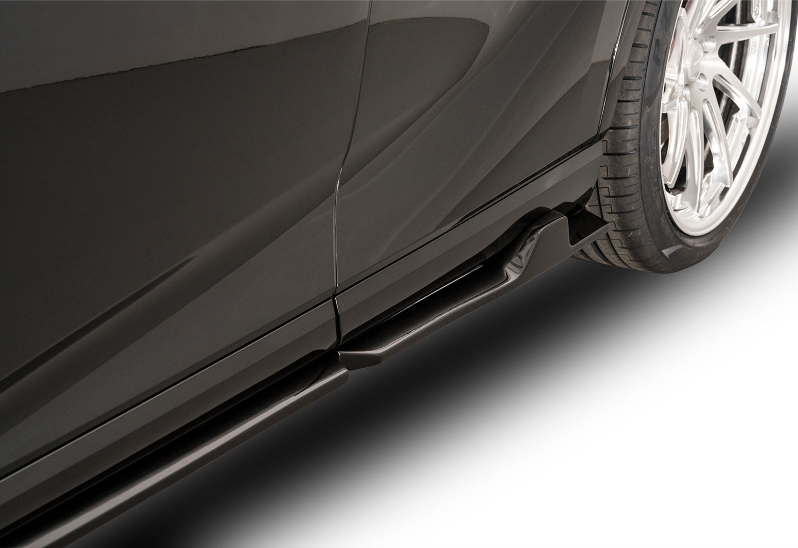 ROWEN SIDE STEP FRP GUNMETAL FOR LEXUS RX F-SPORT RX500h 350 TALH17 TALH15 1L016J00-G