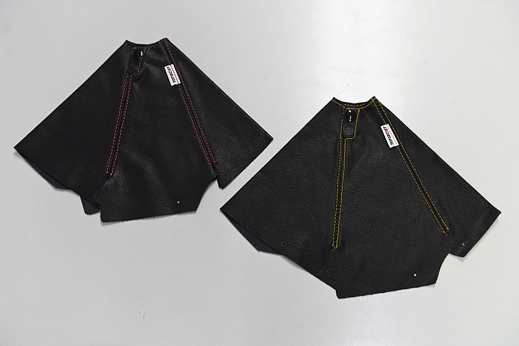 TOP SECRET SHIFT BOOTS GOLD STITCHING FOR NISSAN SKYLINE GT-R BCNR33 TOP-SECRET-00366