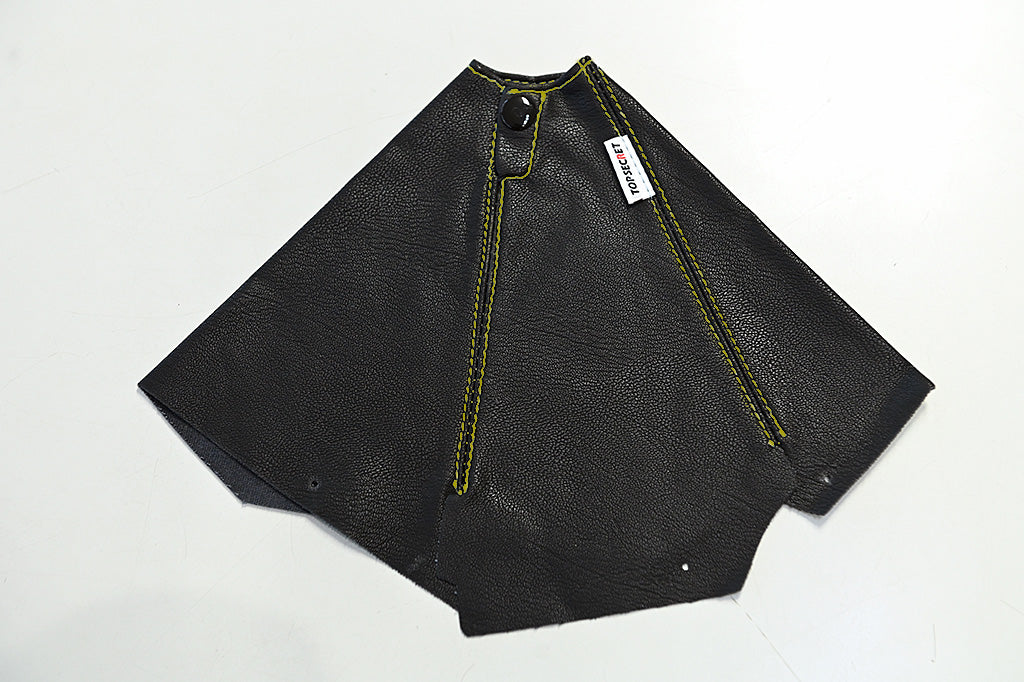 TOP SECRET SHIFT BOOTS RED STITCHING FOR NISSAN SKYLINE GT-R BNR34 TOP-SECRET-00363