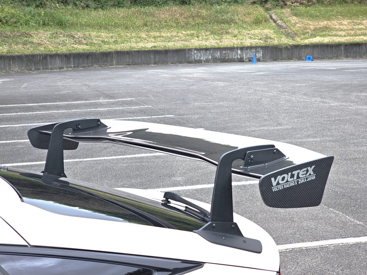 VOLTEX GT WING TYPE 4BS 1560MM WET CARBON SWAN NECK TYPE-FL5 ENDPLATE FOR HONDA CIVIC TYPE R FL5 VOLTEX-00044