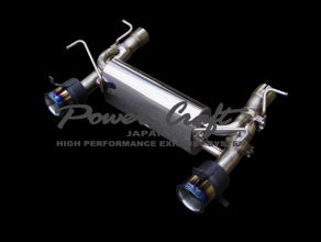POWER CRAFT HYBRID EXHAUST MUFFLER SYSTEM WITH RACING STRAIGHT CATALYZER AND WITH BLACK TAIL FOR FERRARI 488 PISTA P-FE880101-SE-BKT