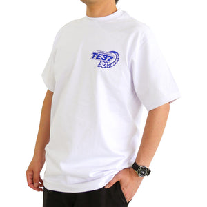 RAYS TE37 30TH LOGO T-SHIRT M WHITE RAYS-TE37-SHIRT-M-W
