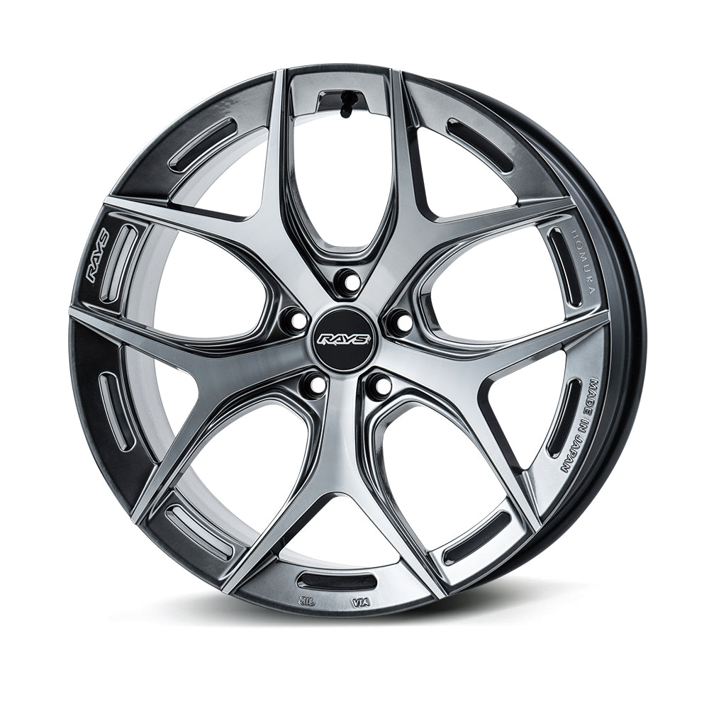 RAYS HOMURA 2X5FT 19X8.5J +45 5X120 DIAMOND CUT SIDE GRACE SILVER (QAJ) 27379854521QAJ