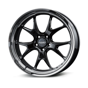 RAYS HOMURA 2X5RA 20X8.5J +38 5X114.3 GLOSSY BLACK RIM DMC (GRACE SILVER RIM DMC (QAJ)) 27360853895BAJ