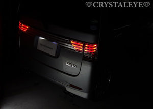 CRYSTAL EYE FIBER LED CENTER GARNISH, CLEAR TYPE FOR DAIHATSU TANTO CUSTOM L375S L385S J124CL