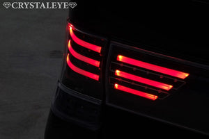 CRYSTAL EYE FIBER LED CENTER GARNISH, BLACK TYPE FOR DAIHATSU TANTO CUSTOM L375S L385S J124BK