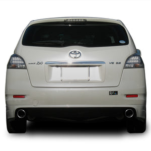 SURUGA SPEED PFS LOUD SOUND MUFFLER EXHAUST STAINLESS STEEL 90φ DIAGONAL FOR TOYOTA MARK X DBA GGA10 2GR-FE SRT-422-B