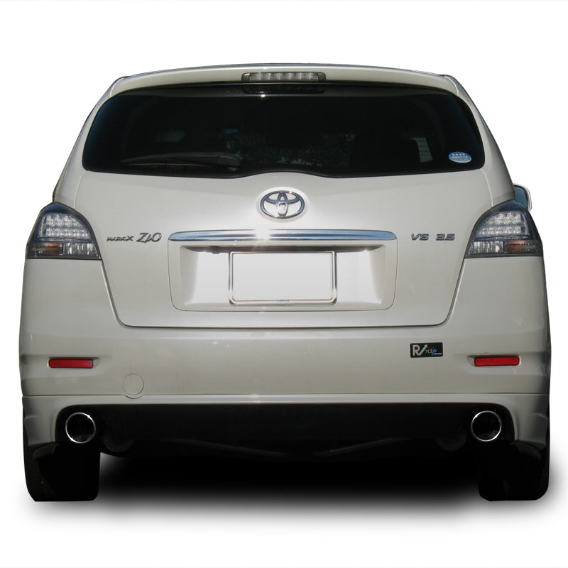 SURUGA SPEED PFS LOUD SOUND MUFFLER EXHAUST STAINLESS STEEL 101.6φ DIAGONAL FOR TOYOTA MARK X DBA GGA10 2GR-FE SRT-422-D