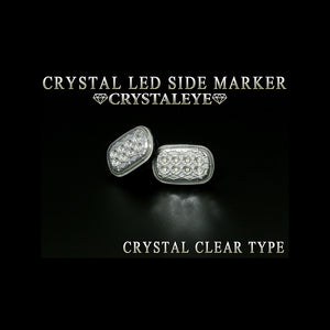 CRYSTAL EYE CRYSTAL LED SIDE MARKER, BLACK TYPE FOR TOYOTA ESTIMA CR30 CR40 ESTIMA HR10 HYBRID D019BK