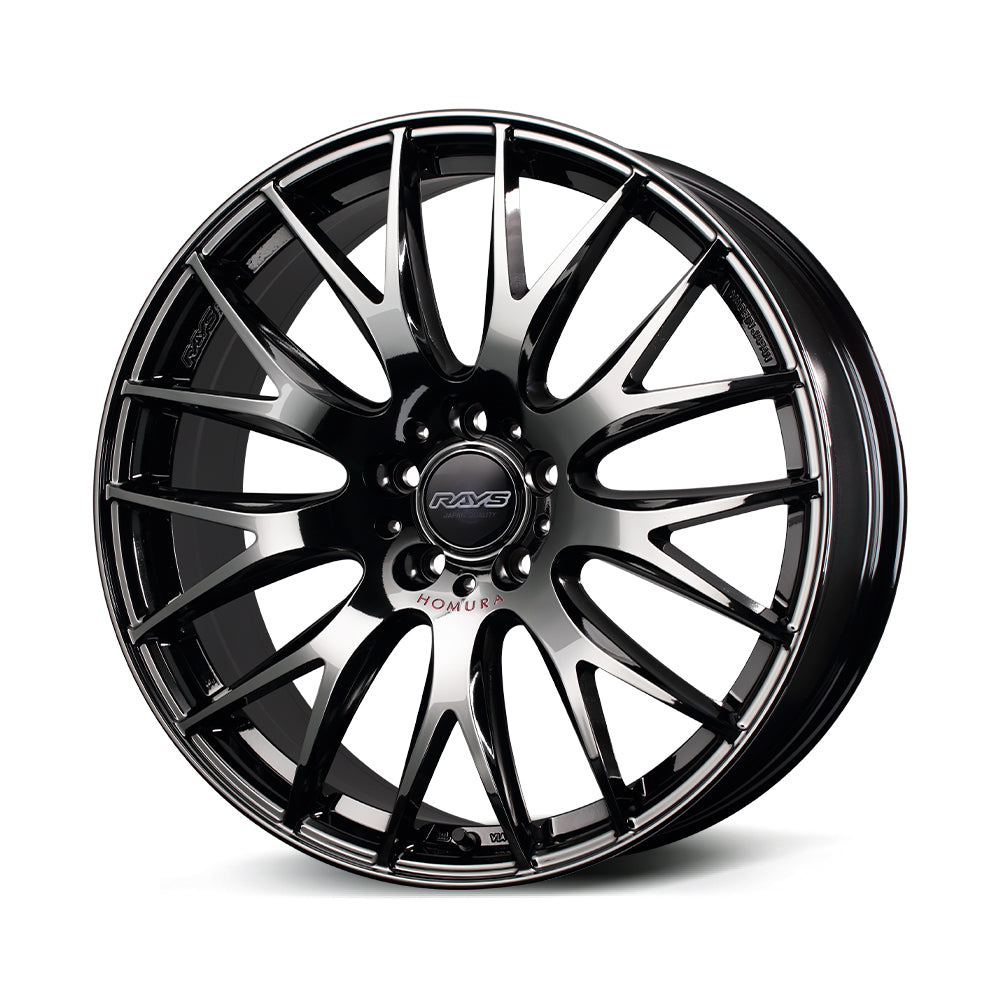 RAYS HOMURA 2X9PLUS JET BLACK EDITION IV 18X7.5J +49 5X114.3 BLACK CHROME COATING/RAP(Y8J) FOR  27328754995Y8J