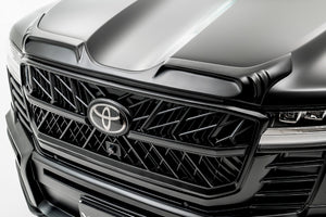 WALD SPORTS LINE BLACK BISON EDITION FRONT GRILLE FOR TOYOTA LAND CRUISER 300 ZX VJA300W FJA300W WALD-00040