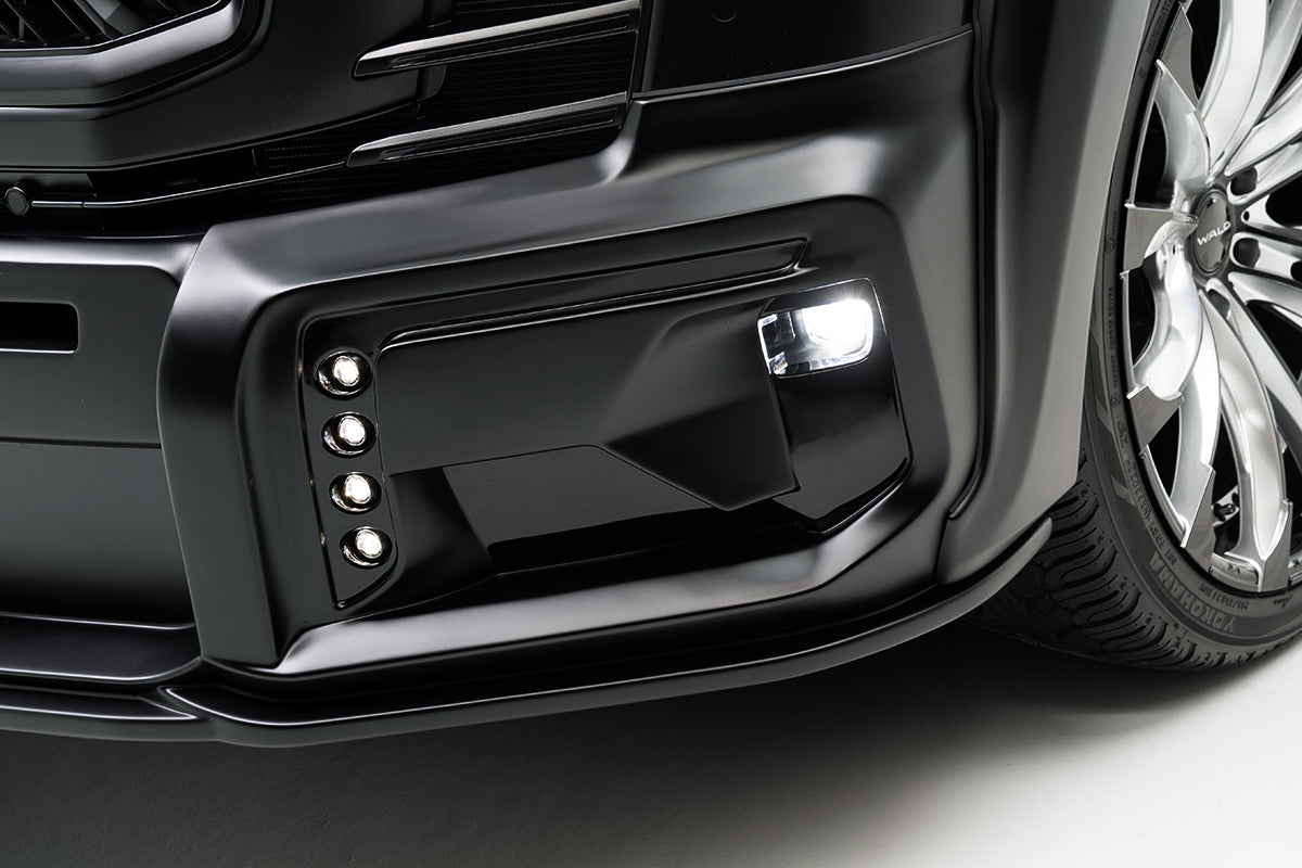 WALD SPORTS LINE BLACK BISON EDITION LED LAMP FOR FRONT SPOILER FOR TOYOTA LAND CRUISER 300 ZX VJA300W FJA300W LED4P22T