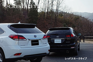 CRYSTAL EYE LEXUS STYLE FIBER LED TAIL LAMP V3 FLOWING TURN SIGNAL RED CLEAR (DR) FOR TOYOTA HARRIER 30  S205-DR