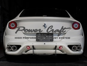 POWER CRAFT HYBRID EXHAUST MUFFLER SYSTEM USE GENUINE TAIL FOR FERRARI FF P-FE860104