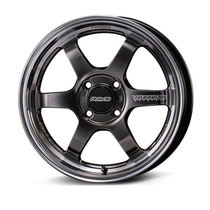 RAYS VOLK RACING TE37KCR PROGRESSIVE MODEL 15X5J +45 4X100 SHINING BLACK METAL RIM FDMC(HF) 06695504592HF