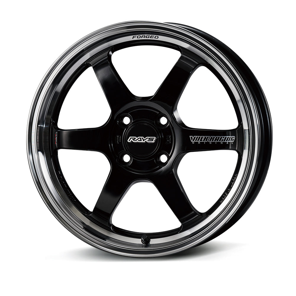 RAYS VOLK RACING TE37KCR PROGRESSIVE MODEL 15X5.5J +45 4X100 BLACK RIM FDMC(KF) 06695554592KF