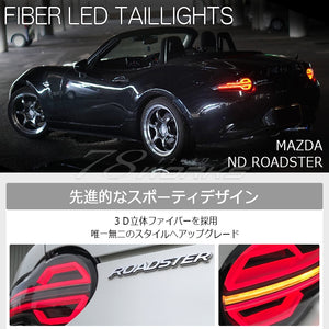 78WORKS FIBER LED TAIL LAMP ALL CLEAR FULL CLEAR FOR MAZDA ND ROADSTER RF ND5RC NDERC S345FC