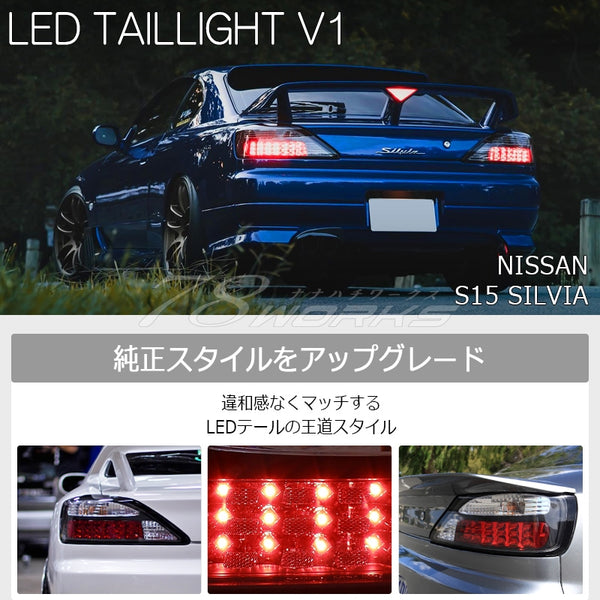 78WORKS LIMITED EDITION CUSTOM COLOR LED TAIL LAMP V1 ALL CLEAR FULL C