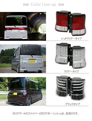 CRYSTAL EYE FIBER FULL LED TAIL V3 CLEAR FOR DAIHATSU TANTO CUSTOM L375S L385S J178-CL
