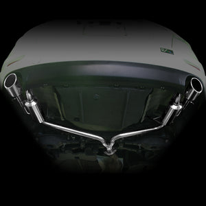 SURUGA SPEED PFS LOUD SOUND MUFFLER EXHAUST STAINLESS STEEL 90φ RIGHT ANGLE FOR TOYOTA MARK X DBA GGA10 2GR-FE SRT-422-A - Black Hawk Japan